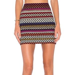 Trina Turk Patterned Rico Skirt - Size 8